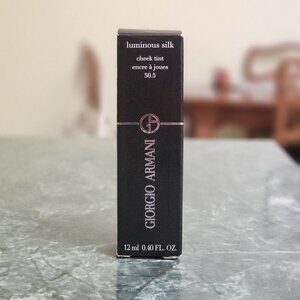 Giorgio Armani Luminous Silk Cheek Tint (Rosy Peach) - NEW IN BOX [Full Size!]